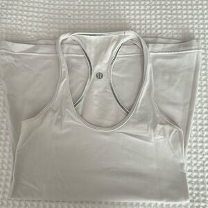 reversible Lululemon white racerback tank